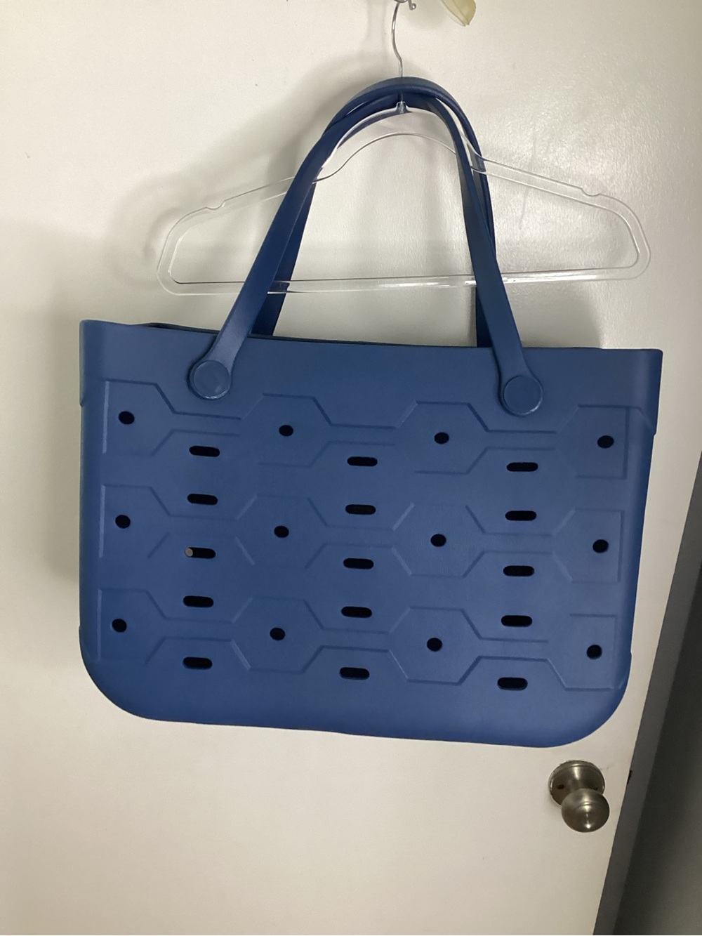 Mainstays Blue Silicone Large Multi-Purpose EVA Flex Tote - Picture 3 of 11